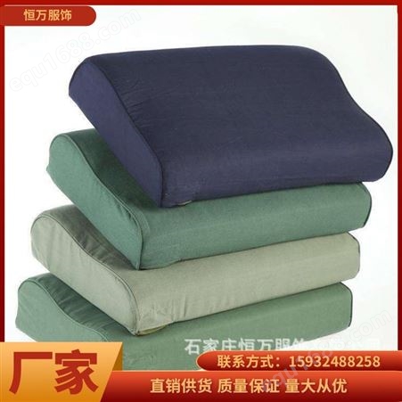 恒万服饰厂家 宿舍学生用定型枕 单人枕头硬质棉 硬质枕柔软透气